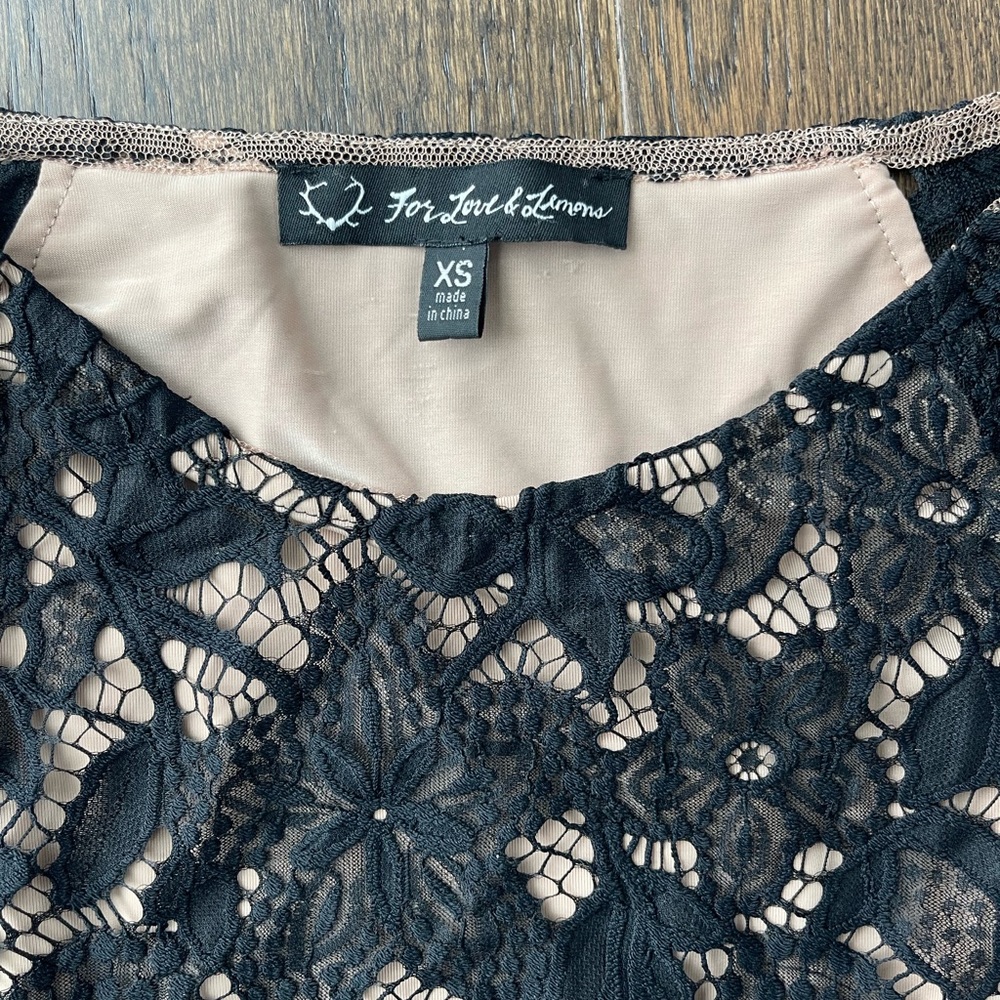 For Love and Lemons Crop Top